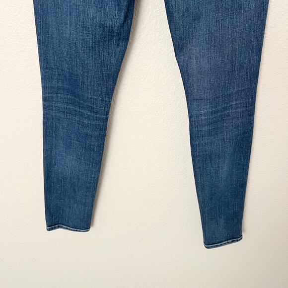 [Paige] Hoxton Ultra Skinny Mid Rise Medium Wash Stretch Woodrow Jeans Size 27 - Picture 8 of 12